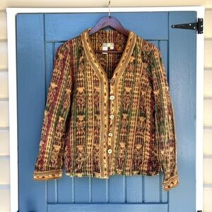 Vintage 90s THE TERRITORY AHEAD BOHO CARDIGANS/JACKET WOMEN SIZE LARGE